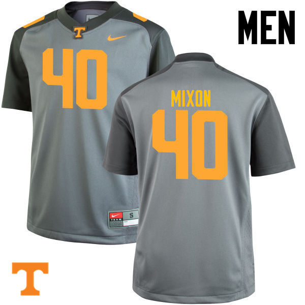 Men #40 Dimarya Mixon Tennessee Volunteers College Football Jerseys-Gray